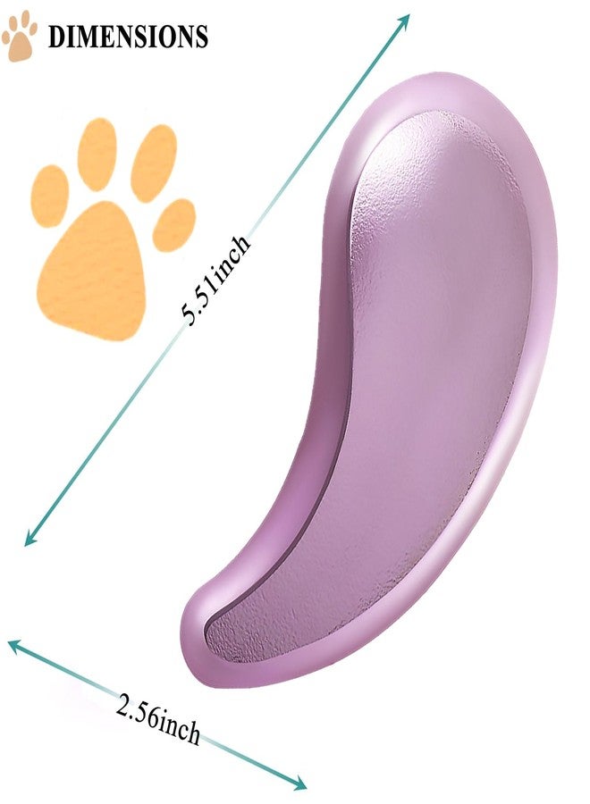 DEEUCHIS Small Dog Brush, Soft Pet Grooming Brush for Shih Tzus, Yorkies, Maltipoos, Maltese, Puppy Massaging Hair Brush, Cat Brush, for Small Animals Rabbits of All Hair Types (Frosted Pink) - Image 2